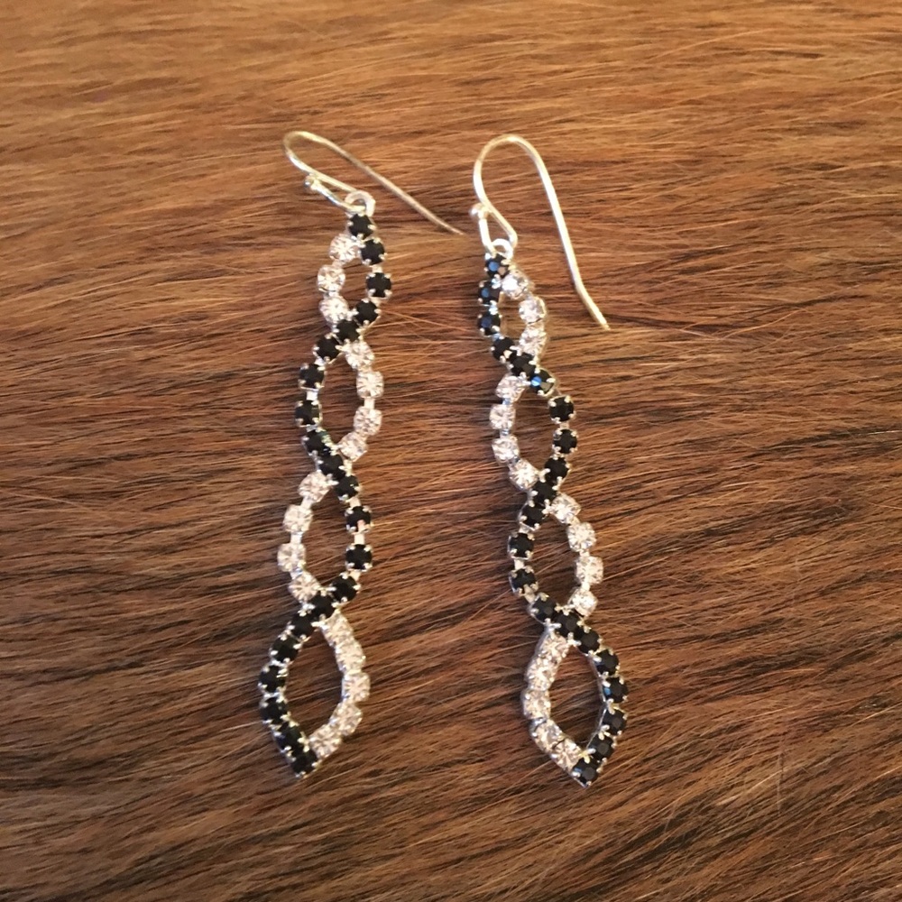 Sparkly Infinity Earrings